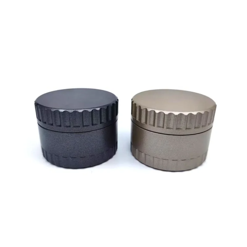 Non-stick Aluminium Alloy Tobacco Grinder Classic Design 60-4 Layer Crusher Hot Sales Mixed Colors Smoking Grinder