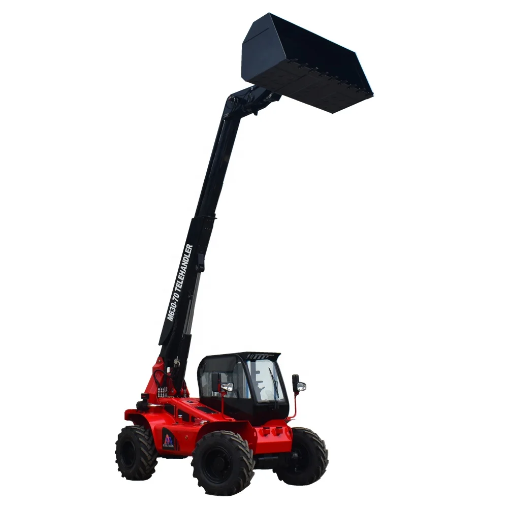 STEEL CAMEL 4X4 4WD Telehandler Construction Machinery Lift Forklift 3ton 3 5ton 4ton Telescopic Forklift with CE EPA