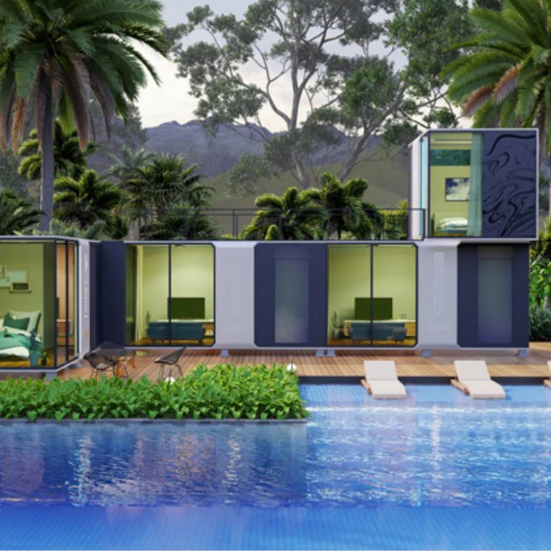 YUNSU Prefab Capsule House Garden Cabin Habitable Small Modular Eco Container Homes Garden Buildings House For Sale