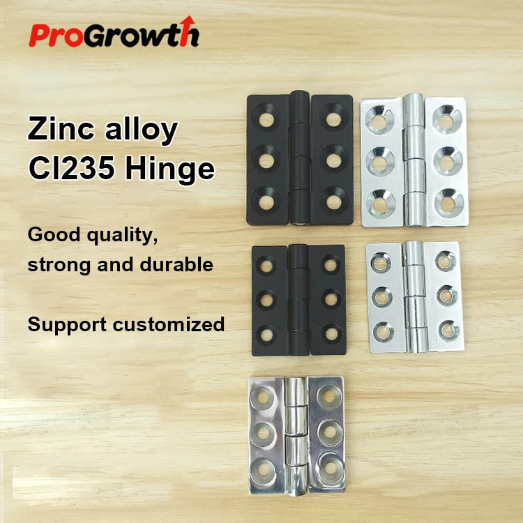 Manufacturer Wholesale 80*65 Zinc Alloy  Flush Hinge for Power Distribution Box Door Industrial Hardware