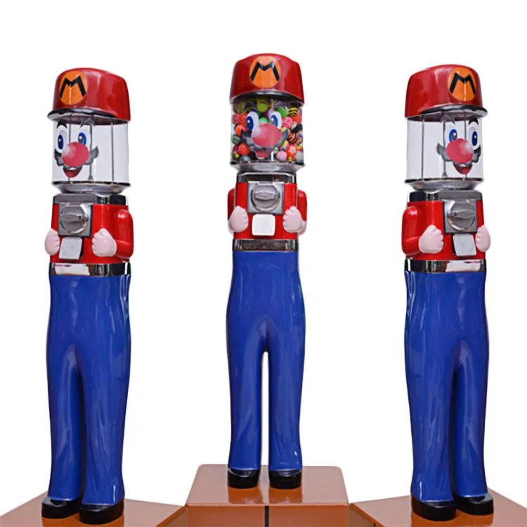 Super Mario shaped large bouncy ball capsule vending machine