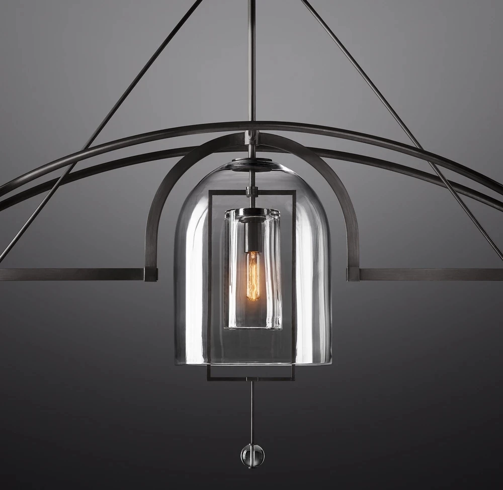 Sunwe Modern Home Decoration Pendant Light Nordic simple modern led living room Glass cover chandelier bedroom creative lamps