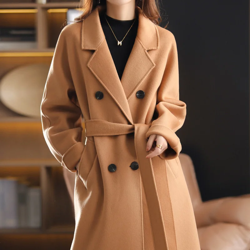 Factory Wholesale Wool Coats Women Woolen Long Wool Coats Jackets Winter Wool Coat Winter New Fashion