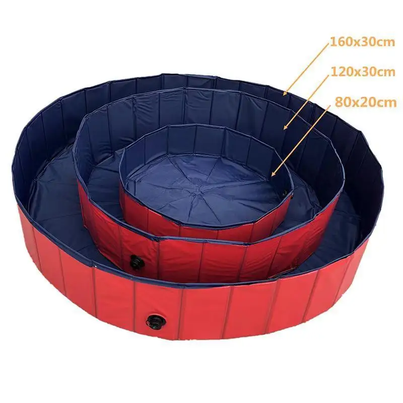 Bathing Tub Foldable Pet Bath Collapsible Outdoor Swimming Pool Pet Bathtub for Large Small Dogs