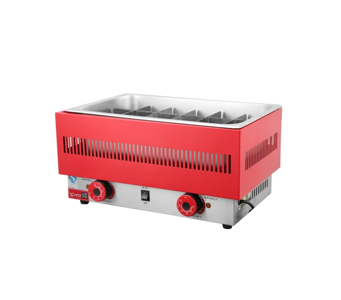 Kanto Cooker Eighteen Boxes Snack Food Kanto Cooker Hot Sale Spicy Meatball Cooking Machine