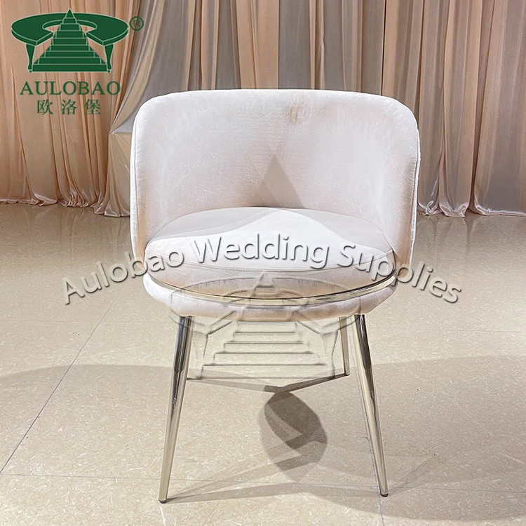 Modern luxury wedding discount stainless steel stackable gold wedding chair