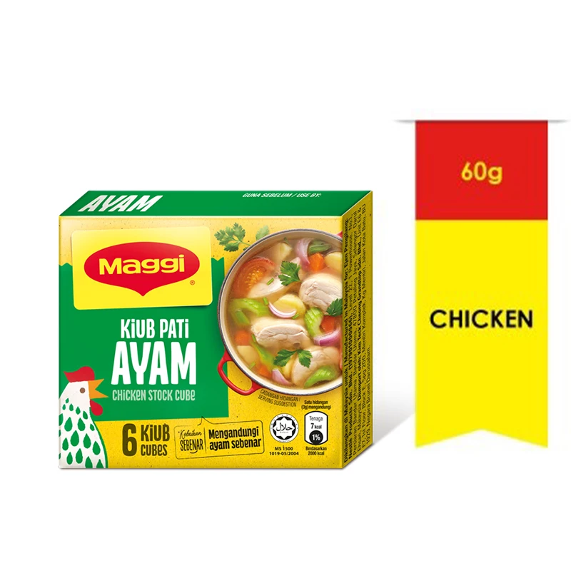Premium Grade 60g MAGGI-Chicken Stock Cube Most Convenient Ingredients without Sacrificing Flavour or Quality