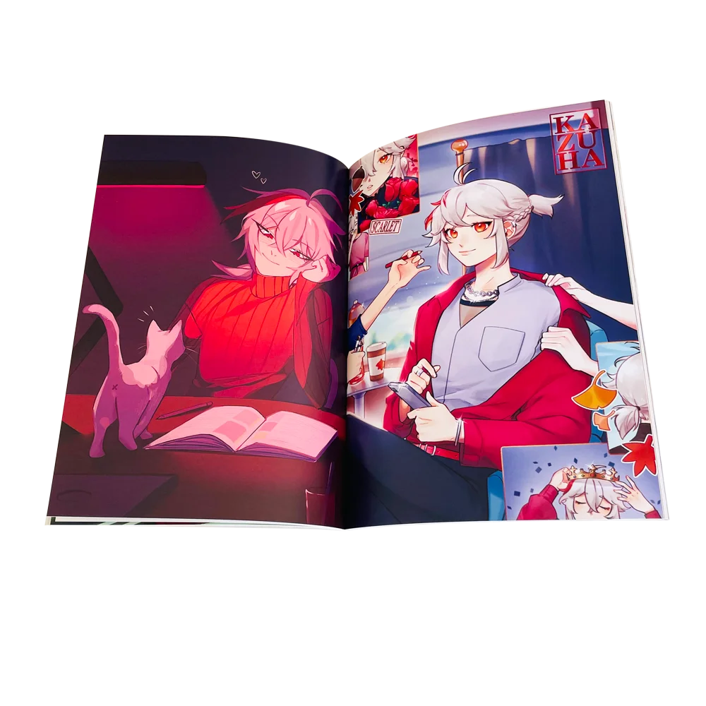 Custom Paperback Manga/Comic Printing Full Color Printing at Low Cost