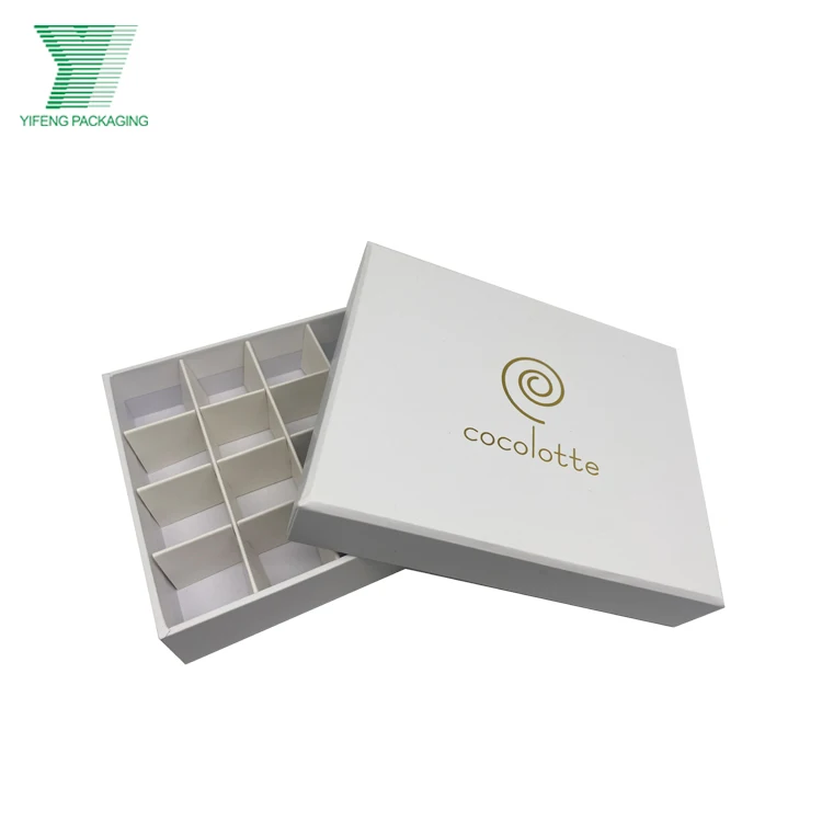 Elegant white luxury party invitation favors sweet packaging wedding gift chocolate box candy box with paper tray
