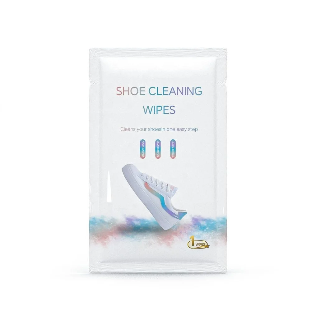 OEM ODM 30 pcs Portable Leather Cleaning Shoes Cleaning Wipes Tissue Wet Individual Wipes for Sneaker
