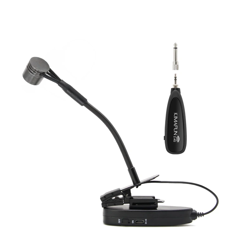 Large Capsule Strong Vibration damping construction Microphone for Saxophone/Brass/Trumpet