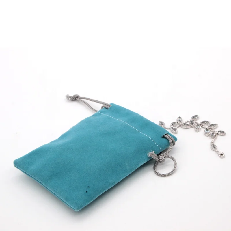 Richpack Custom Jewelry Packaging Microfiber Large Valuable Gift Jewelry Gift Velvet Pouch Bag Logo Printed