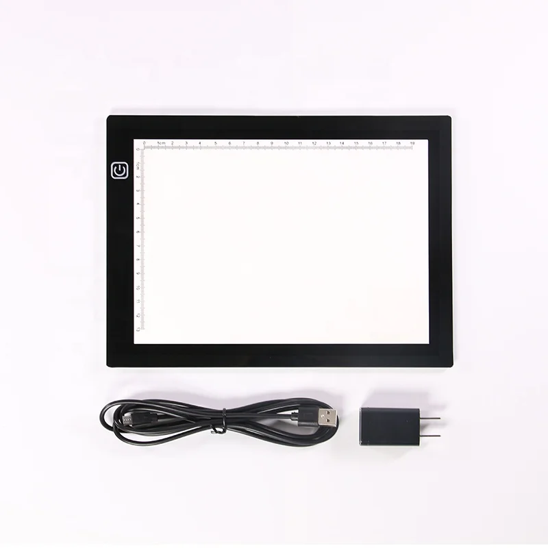 Ultra Slim Scale A5 LED tracing Light Box Backlit Tracing Table Tattoo LED Lightpad Light Box pad