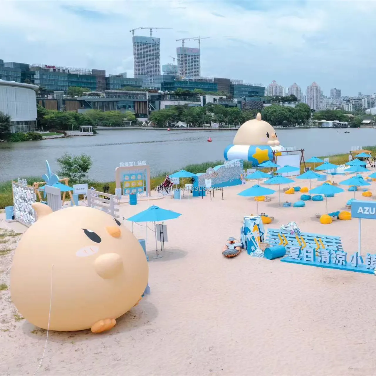Giant custom inflatable chicken advertising inflatable cartoon hen model