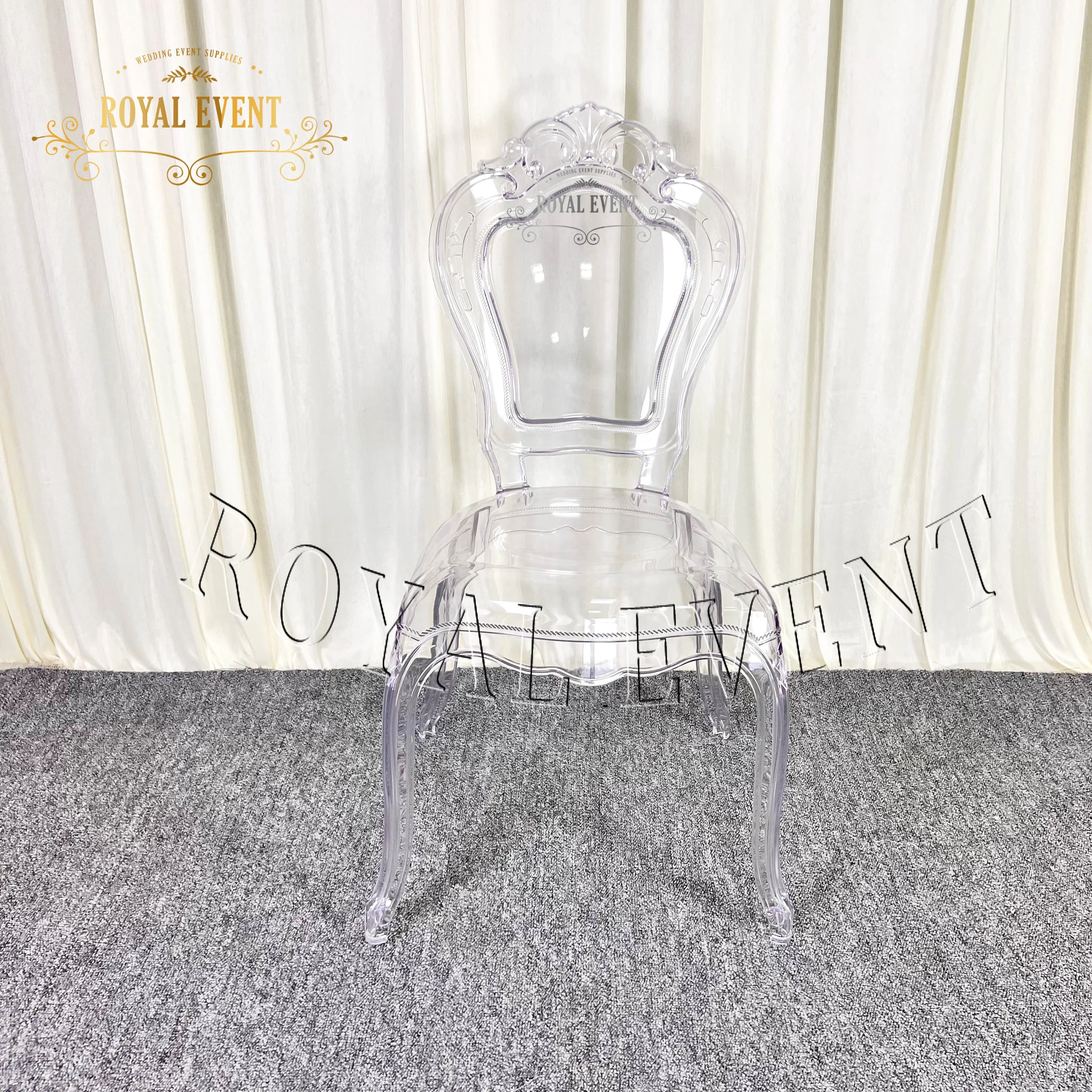 Wholesale Cheap Wedding Chiavari Transparent Stackable Resin Events Chairs Hotel Furniture For Events