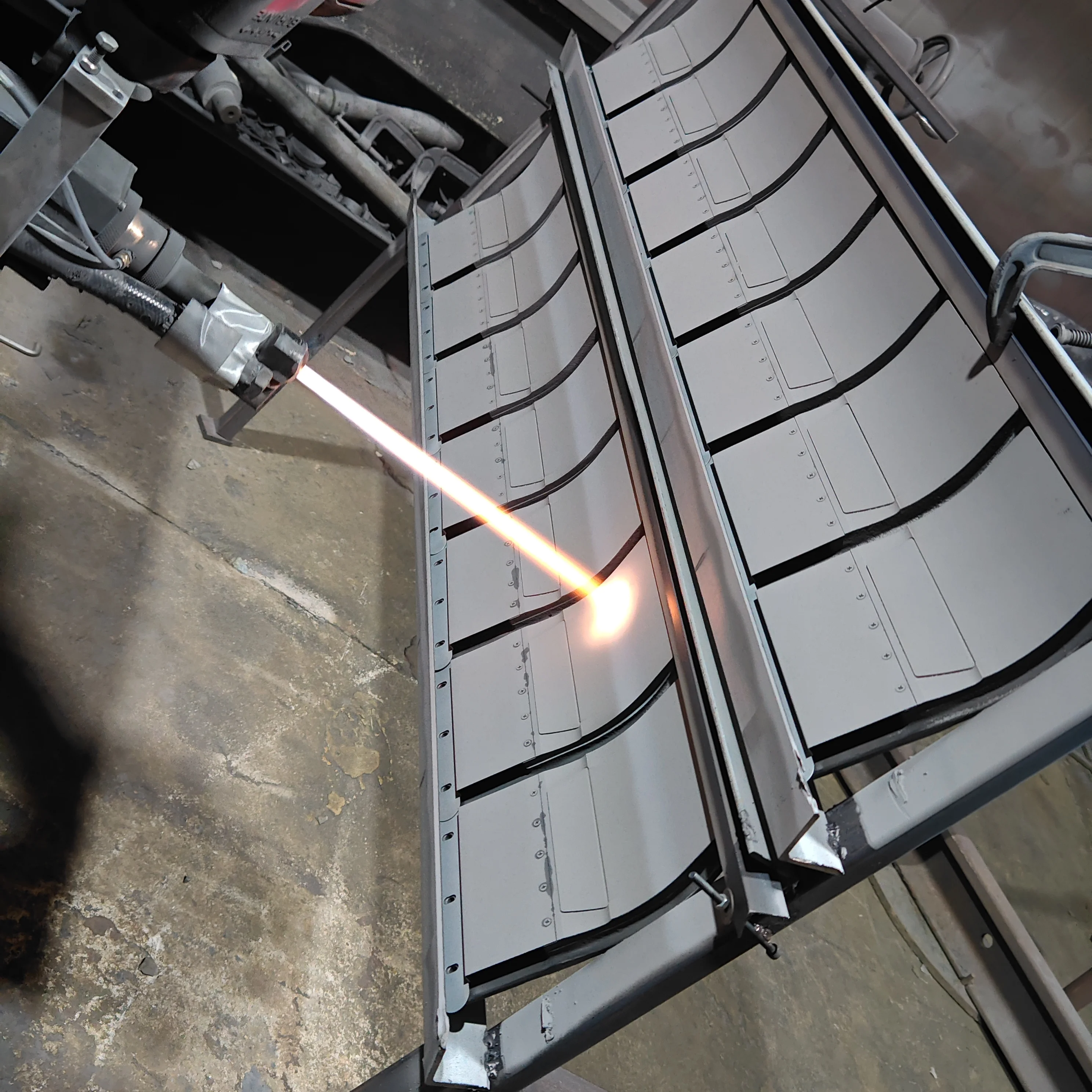 Agricultural machinery parts sprayed tungsten carbide coating with HVOF spray equipment