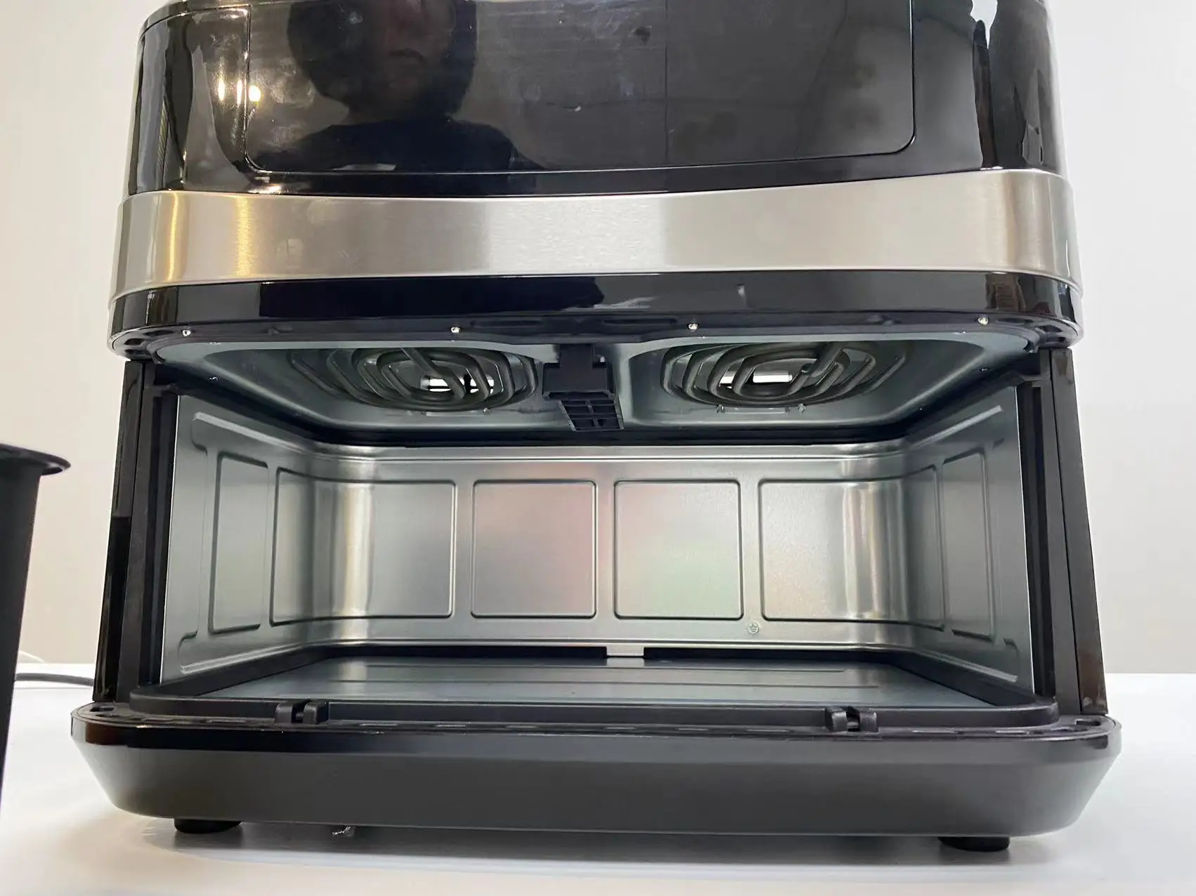 Двумя корзинами 8L аэрофритюрница для приготовления блюд с безмасляный фритюрницы de aire двойной зон цифровой светодиодный дисплей Панель управления воздуха фритюрница двумя решетками