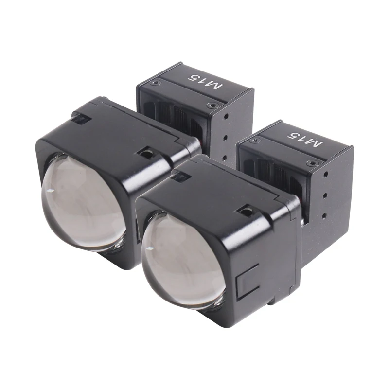 SANVI Super Bright  M15 Headlight Lamp High Low beam Mini 6000K 1.5 inch Matrix LED Module lens LED projector lens