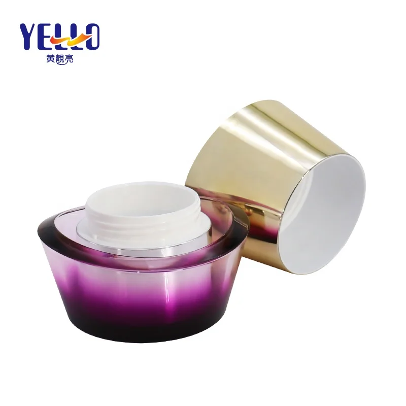 Manufacturing Luxury Special Design Hot Sale 50g Cosmetic Acrylic Cream Jar