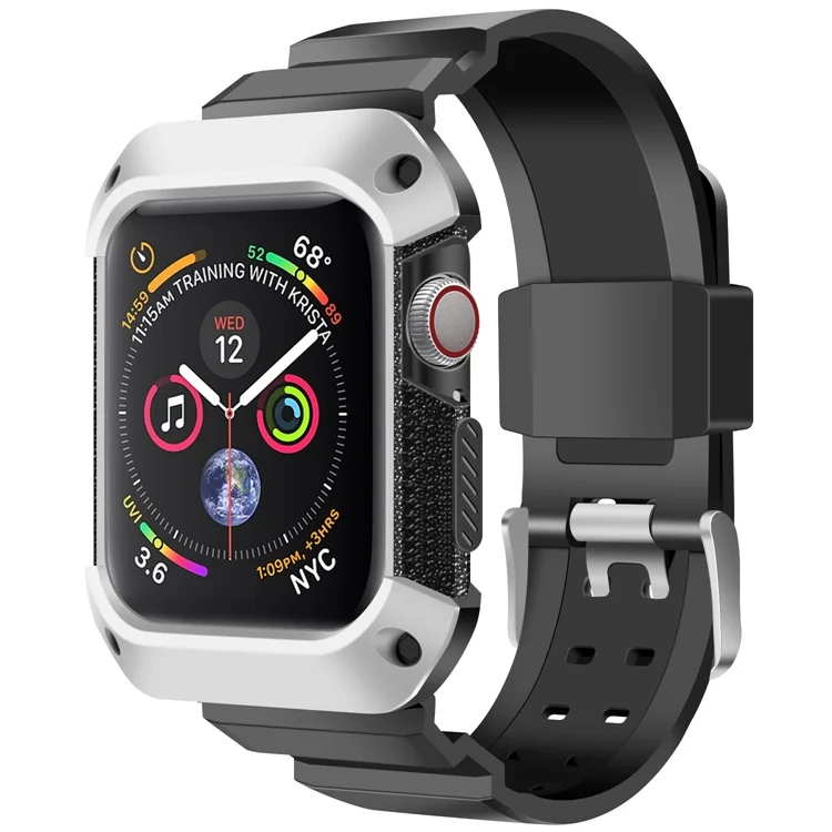  Ремешок спортивный из силикона и резины для apple watch iwatch series 4 40 мм 44 40