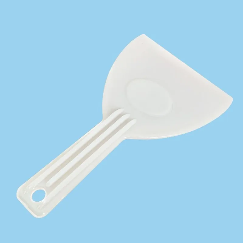 DIY Baking Kitchen Chocolate Trimming Shovel White Handle Plastic Scraper Butter Dough Cutting Machine