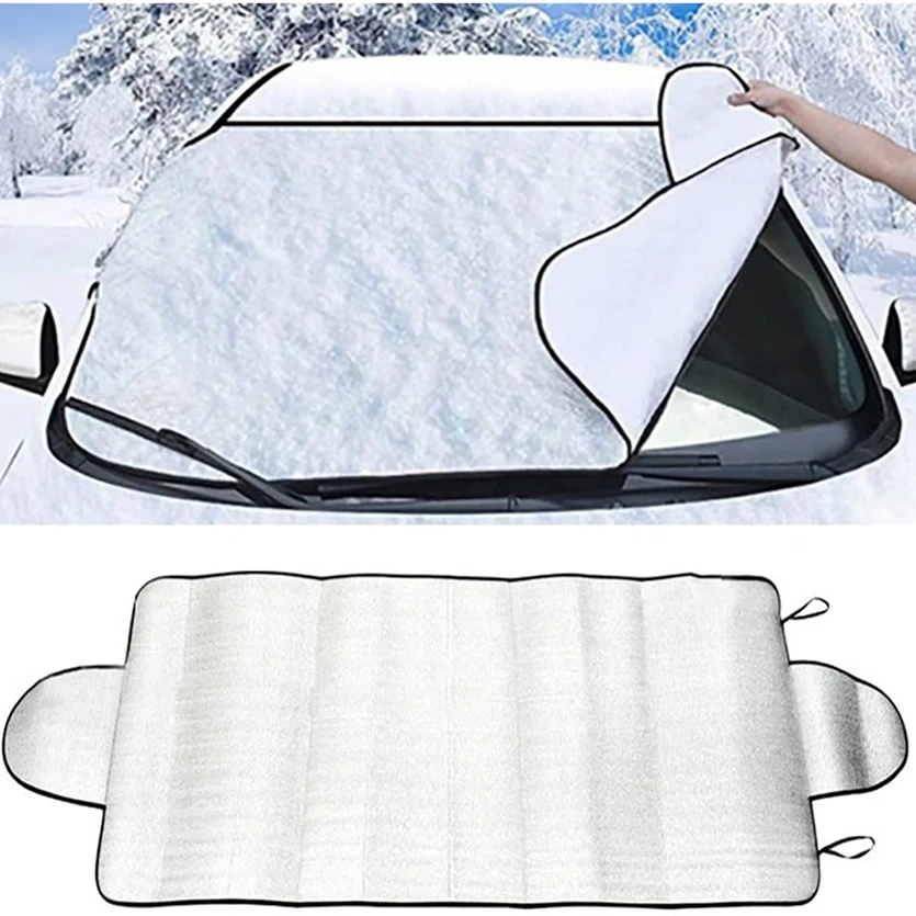 150x70cm Car Snow Ice Protector Visor Sun Shade frontt Rear Windshield Block Cover Window Windshield Auto Exterior Accessories