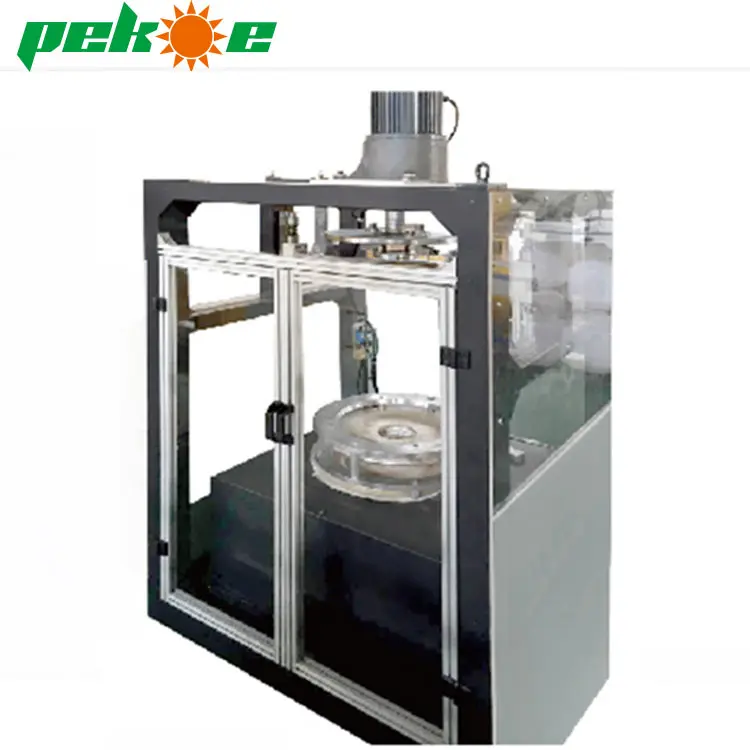 Automatic plastic bottle neck mouth cutting trmimming deflashing machine