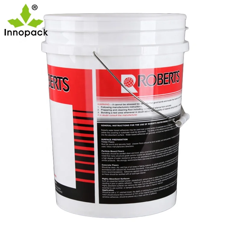 Big size high quality heavy duty 20 liters plastic bucket / drum with Lid for liquid / oil/ grease storage