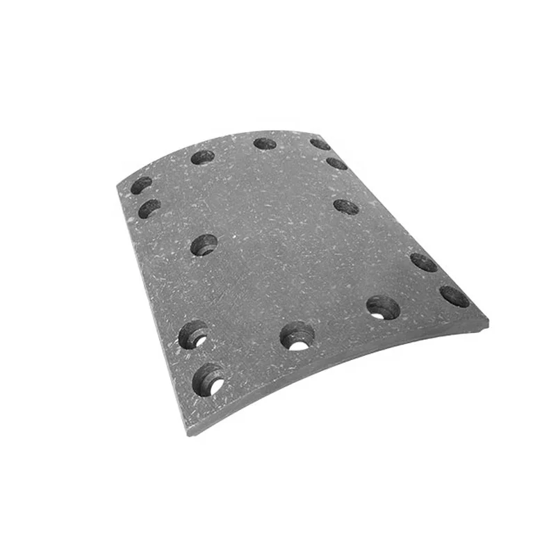 China factory OEM truck brake lining / brake pad 19247 for HOWO with 14 holes WG9231342068 brake liner