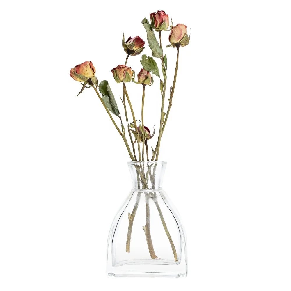 Decoration Nordic Ins Crystal Vase Mini Flower Glass Vase Reed Diffuser Bottle