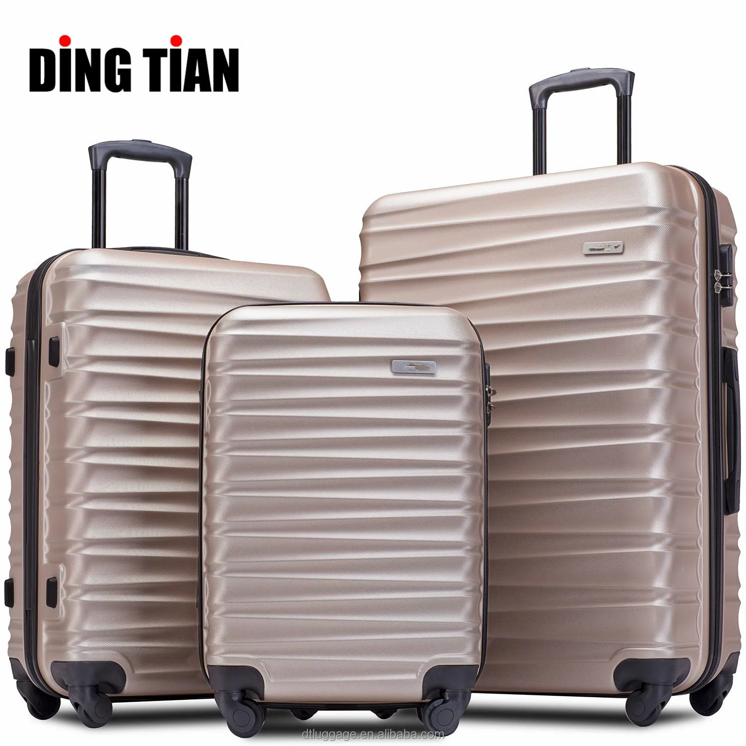 Valiz Custom ABS Trolley Suitcase Luggage Set 3 PCS Hard Case with Spinner Caster Factory Direct Cheap Maletas De Viaje