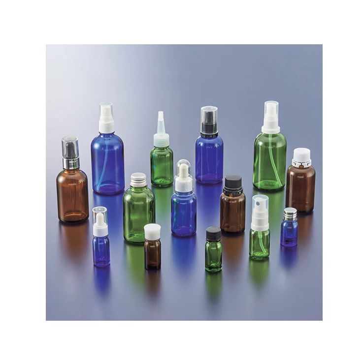 Personal care opal 1 oz amber glass dropper bottles for car coating agents