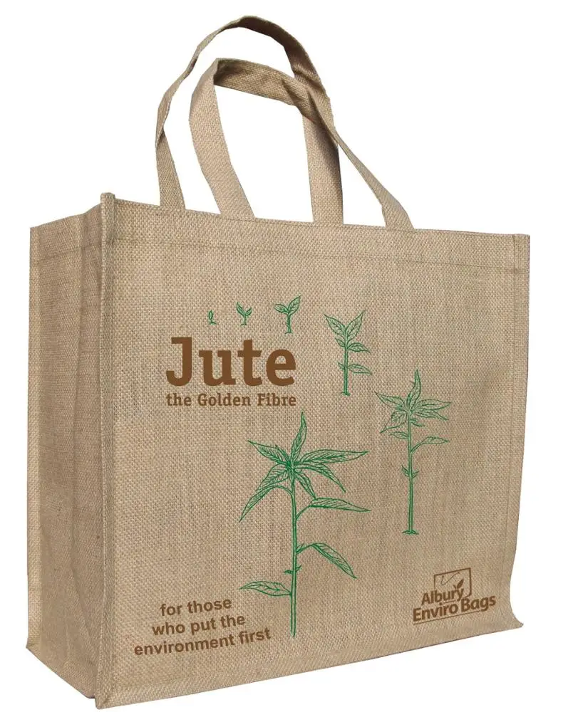 promotion wholesale reusable recycle grocery shopping bag 100kg cocoa jute bags price