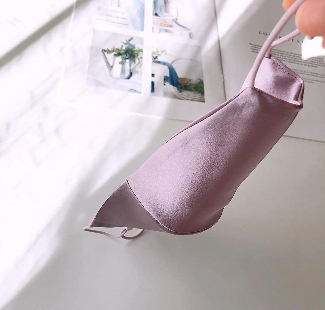 100% Pure Silk High quality comfortable Popular luxury biodegradable silk mouth-muffle Silk facemask