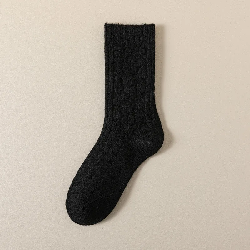 Competitive Cheap Price Sweat Absorption Acrylic Blend Yarn Wholesale Solid Merino Wool Socks For Sock