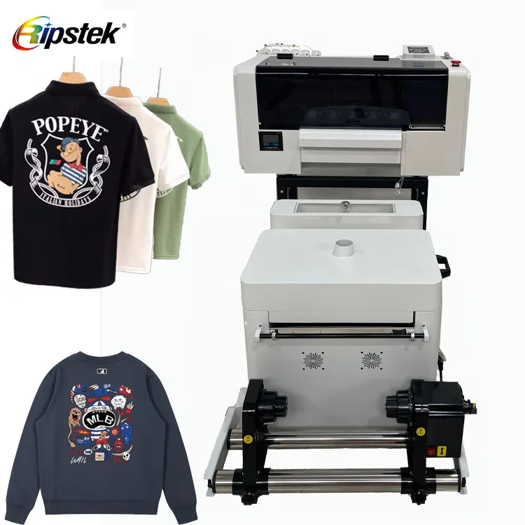2023 New Technology For Tshirt printer ,a3 dtg dtf printer with shaking powder machine drier machine  dtf printer xp600