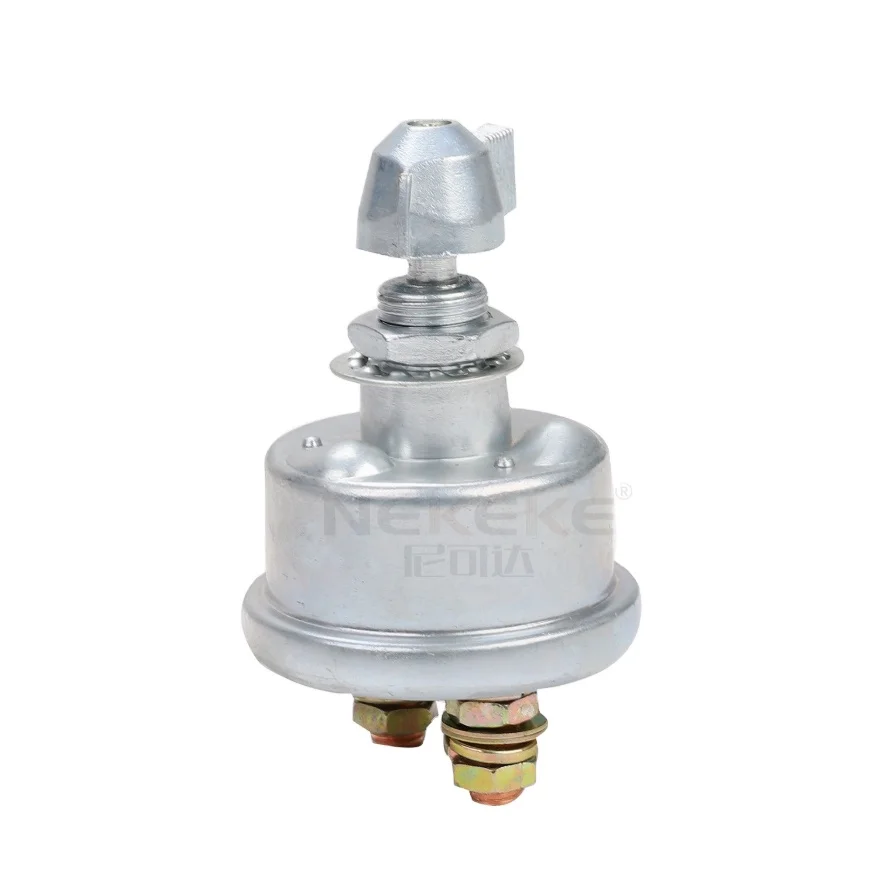 NEKEKE 12V Master Battery Disconnect Kill Switch 2 post Nascar Car Battery Power Off Switch