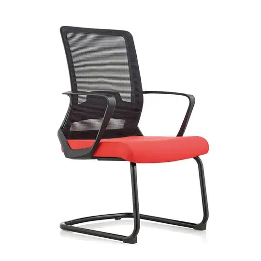 Wholesale High Quality Black Arched legs Conference Room Mesh Office Chair For Meeting