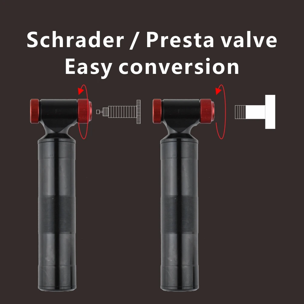 Hot Selling Bike Accessories CO2 Bicycle Pump with Integrated Processing Molding