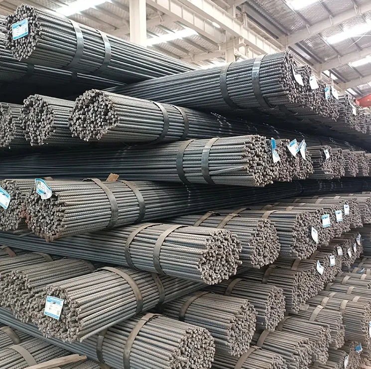 BS4449 Standard B500B Deformed Round Steel Bars with 8mm Sizes 6 - 12m length rebar for reinforcing concrete iron