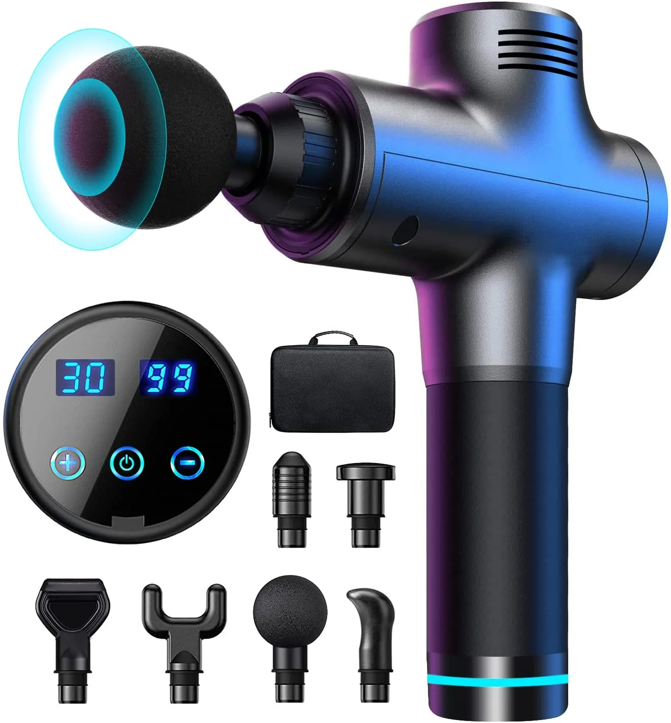 2022 Professional Low Price 30Speed Body Foot Deep Tissue Percussion Vibration Muscle Massage Gun