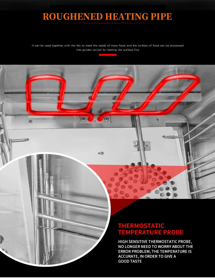 High Configuration Multifunction Household, Mini 12L Baking Pizza Maker Small Appliances Gifts Convection Toaster Electric Oven/