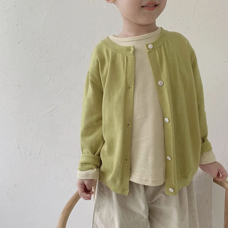 
5497 / Baby clothing little boy autumn cardigan coat knitted sweater 