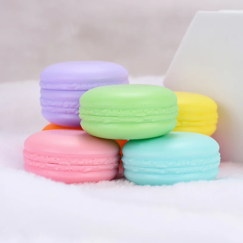 Mini Colorful Cute Candy Pill Jewelry Storage Lip Balm Jar Eye Shadow Cream Macaron Shape jar Case Box