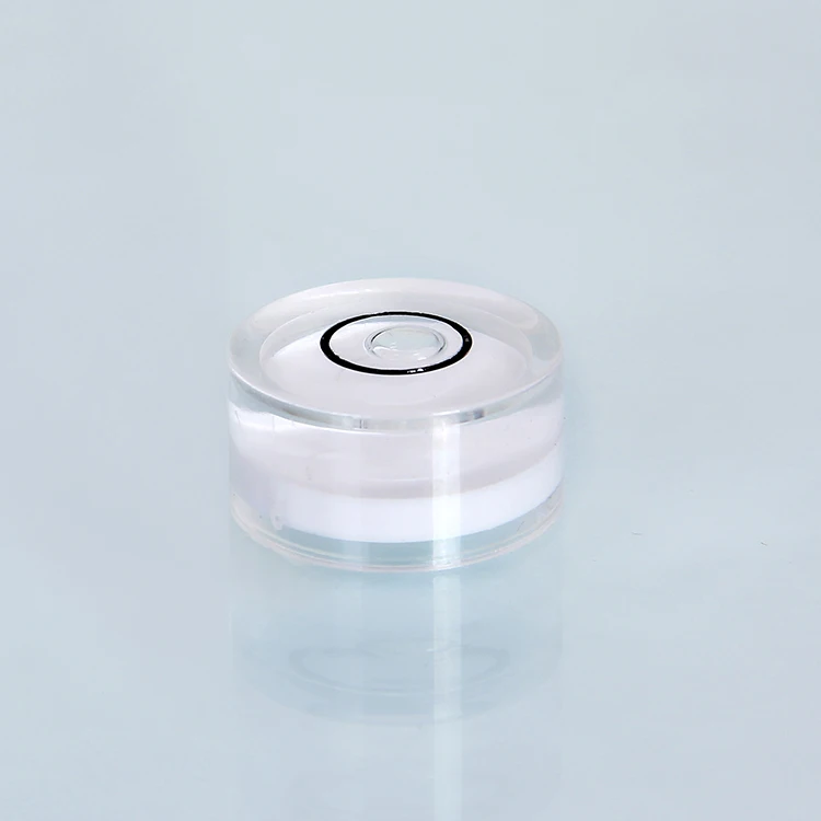 YJ-CR1206 High Industrial Standards Spirit Level Bubble Vials Circular Spirit Level Bubble Ball Vials Acryl Spirit Level