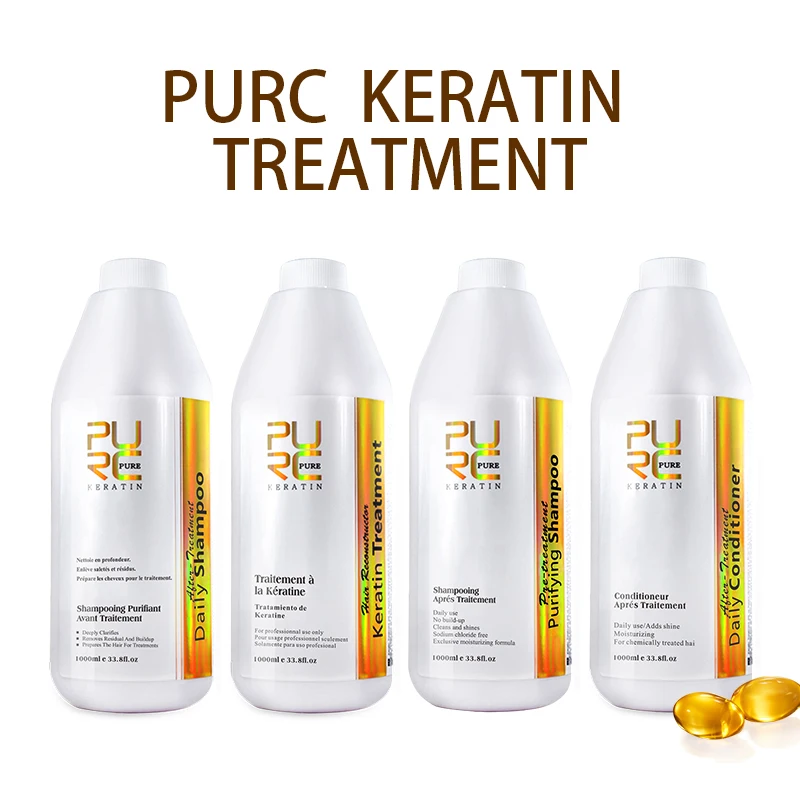 professional Brazilian keratin hair smoothing straightening treatment