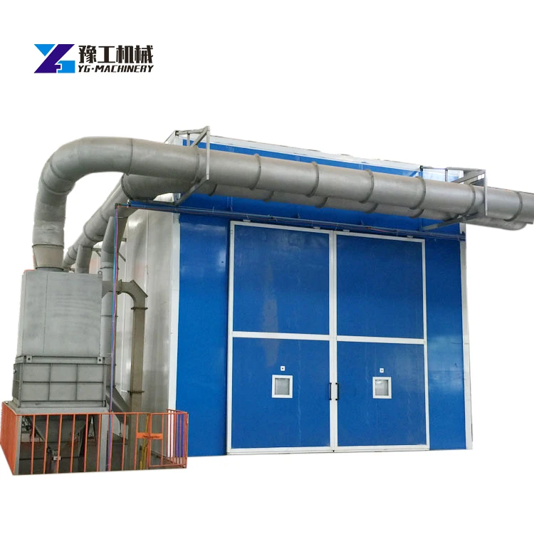 sand blasting room sandblasting booths shot blast room for big workpiece used