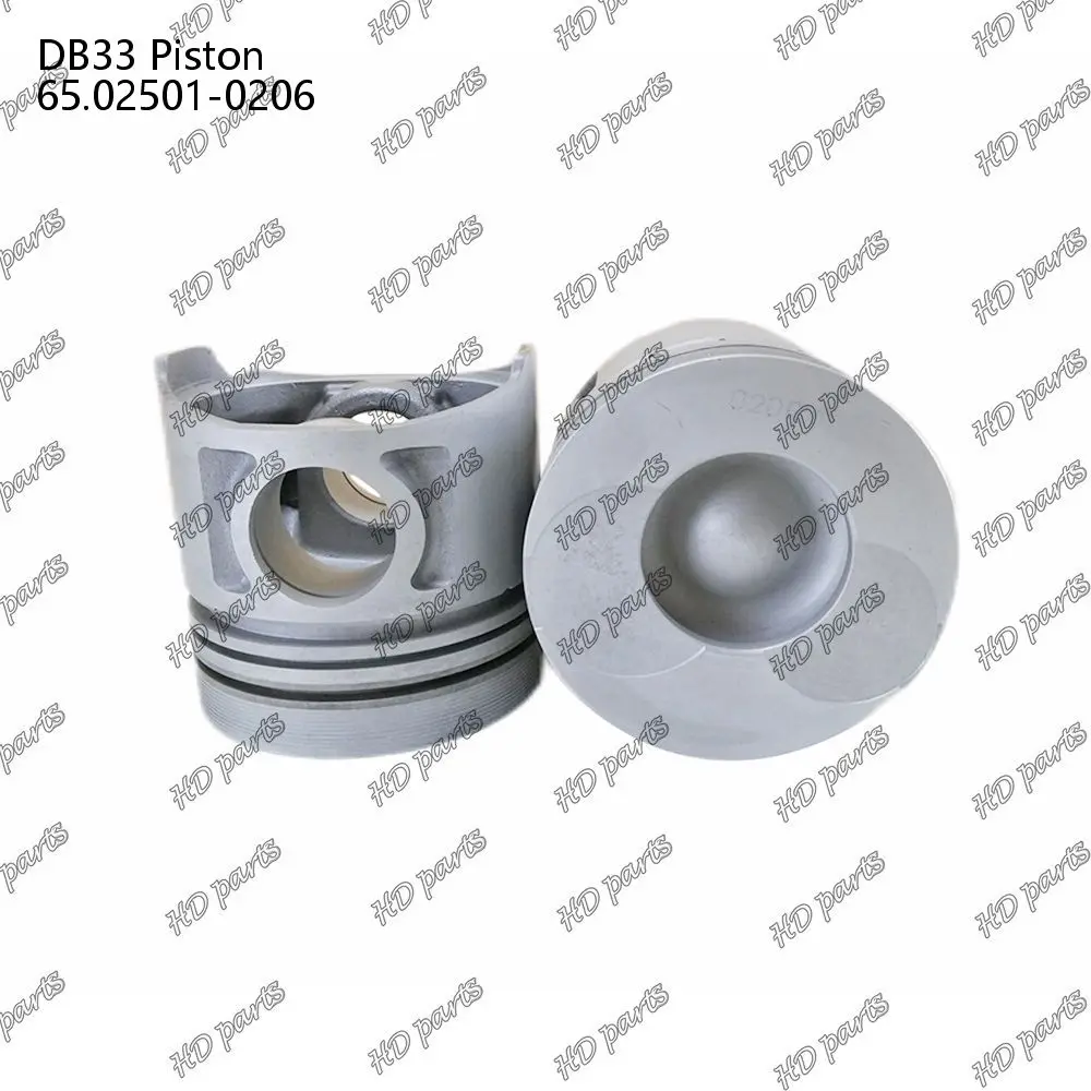 DB33 Piston With Pin 65.02501-0206 Suitable For Doosan Engine