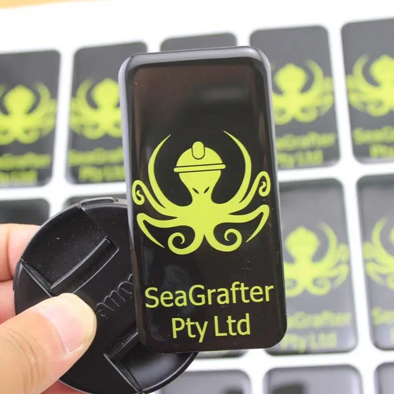 Custom Doming Stickers Hot Sale Custom Brand Logo 3D Waterproof Epoxy Resin Sticker Decals Epoxy Sticker With Adhesive