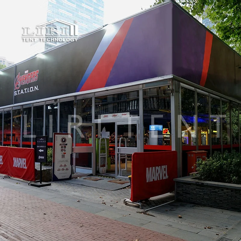 500sqm Thermo Roof Cube Structure Film Marquee Tent for the Exhibition Hall